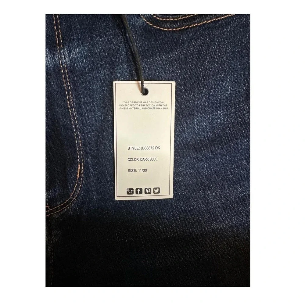 Judy Blue Bundle Women 11/30 Carpenter Jeans & Seint White Sweatshirt